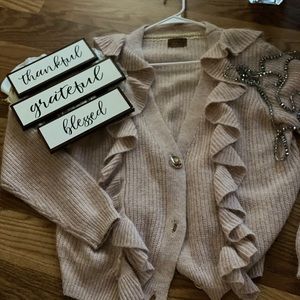 Beautiful blush cardigan